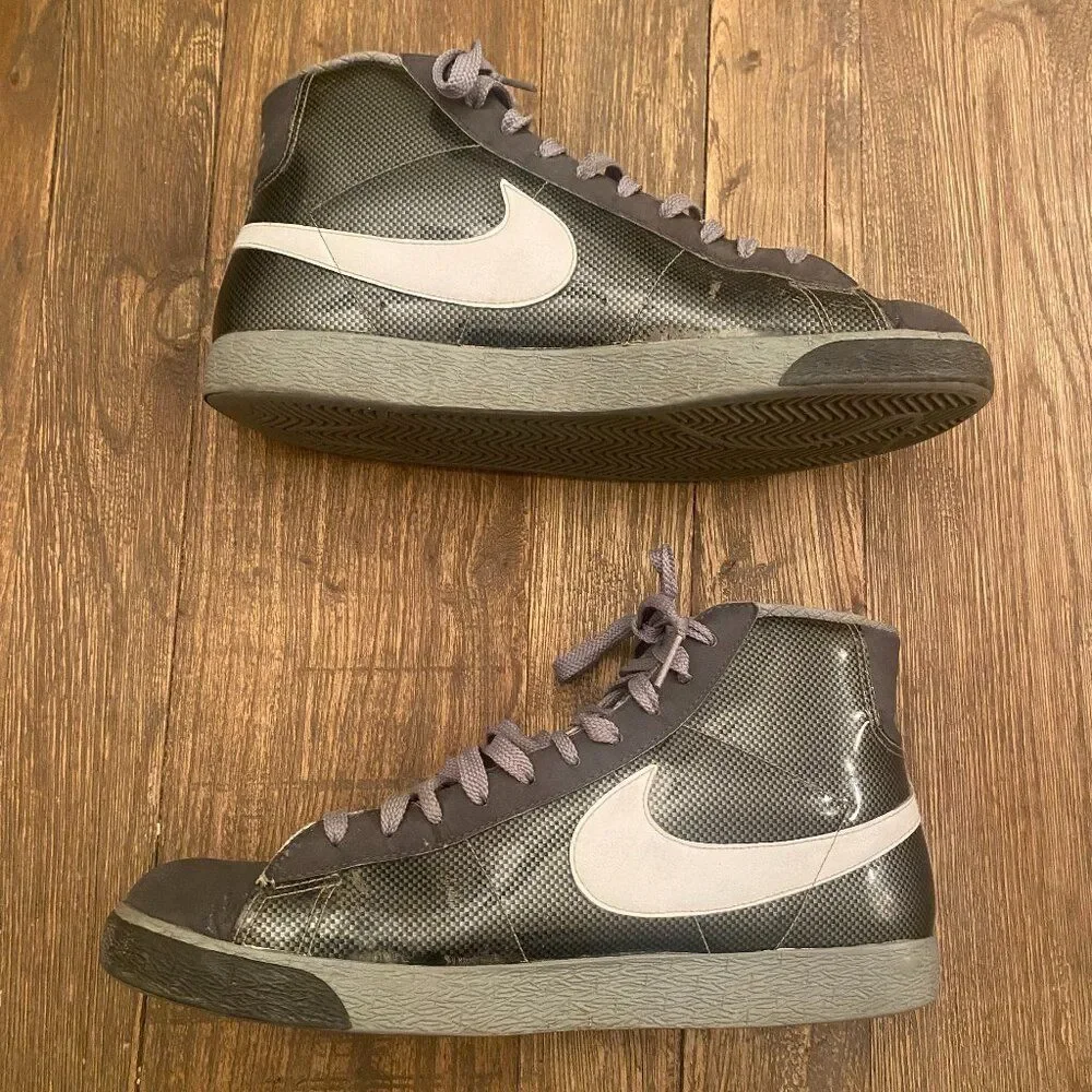 Nike Men's Blazer High Carbon Fiber / Shadow Grey Sneaker Shoes Size 11